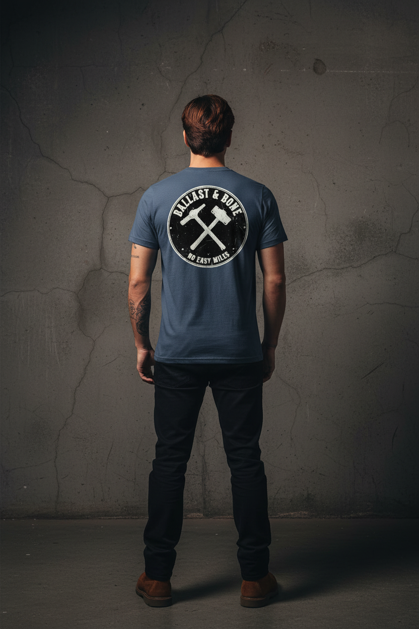 Tee Back - Steel Blue