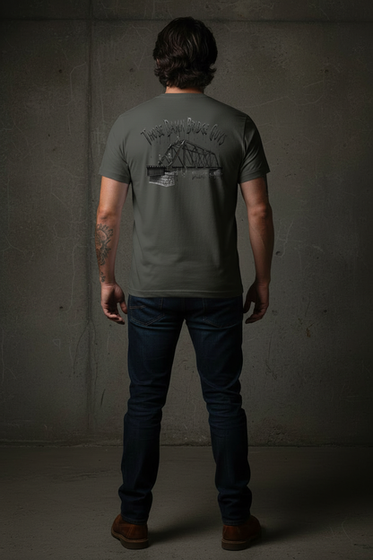 Those Damn Bridge Guys - Charcoal Back