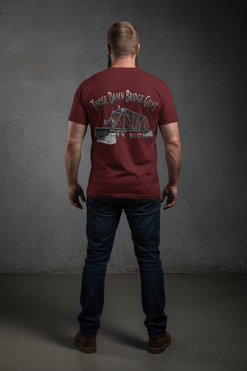 Those Damn Bridge Guys - Maroon Back