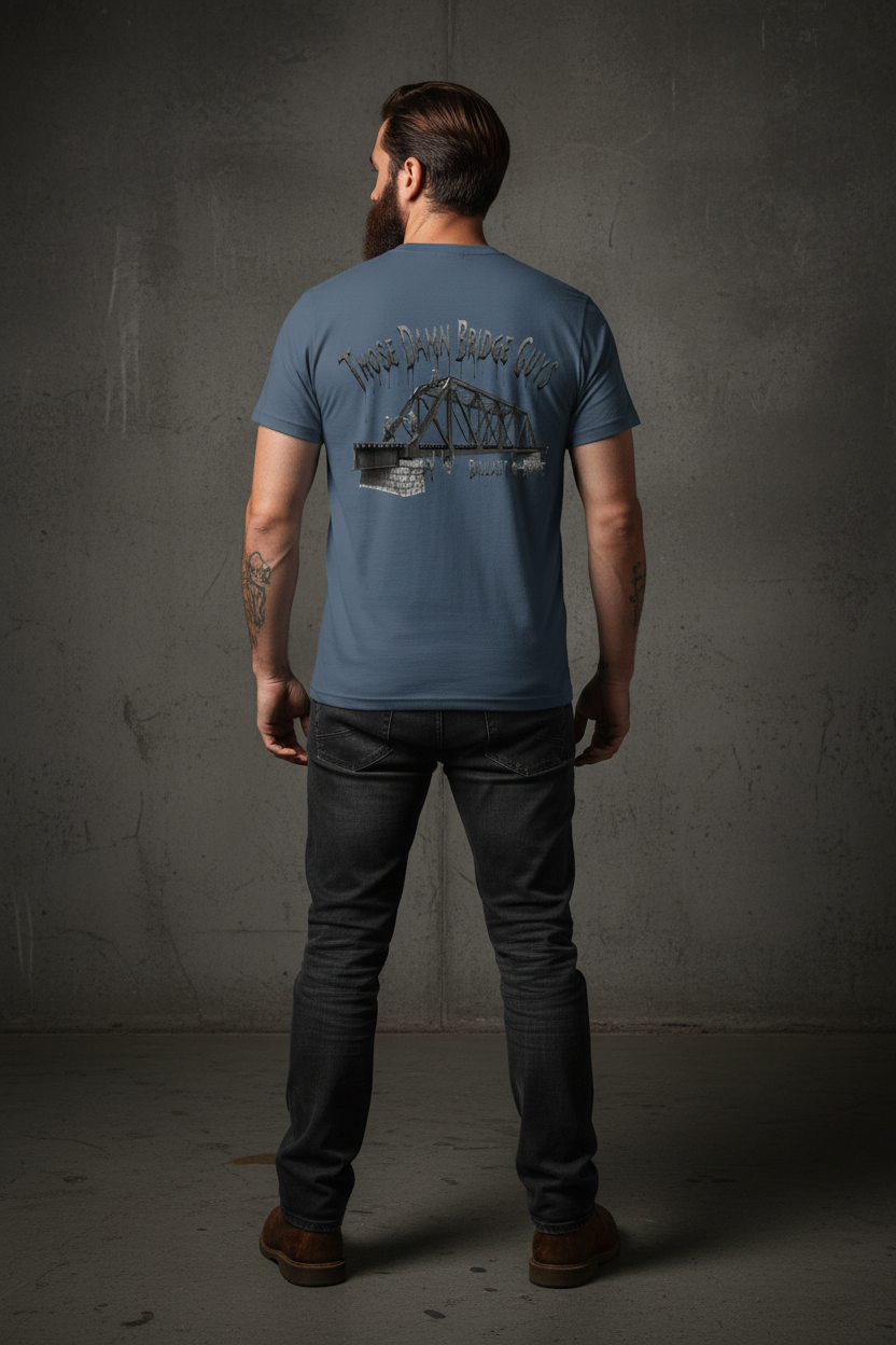 Those Damn Bridge Guys - Steel Blue Back