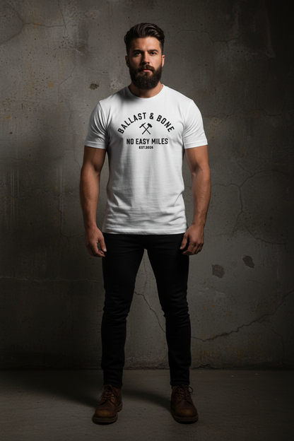 White Tee Front Mockup