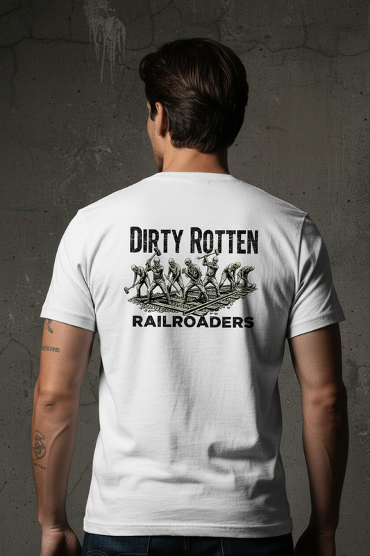 White Tee Zoomed Back Design