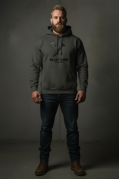 Wrench & Spike Hoodie - Charcoal New Model